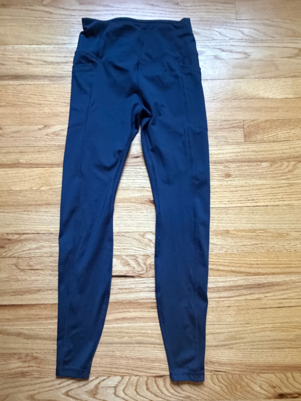 Avia High-Waist Athletic Leggings in Navy Blue